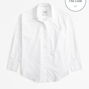 Oversized Abercrombie and Fitch button down shirt